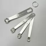 Детская мерная ложка из нержавеющей стали для домашнего использования, 1G