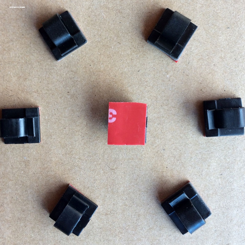 车内数据线固定车用线夹子固定扣耳机线卡扣车载排线夹线整理走线