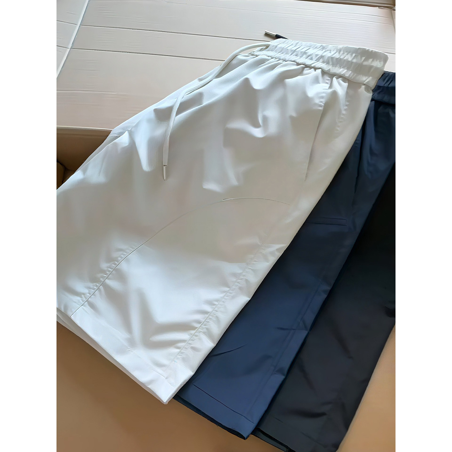 男士短裤夏外穿运动速干透气美式斜切冰丝休闲男女薄款篮球五分裤