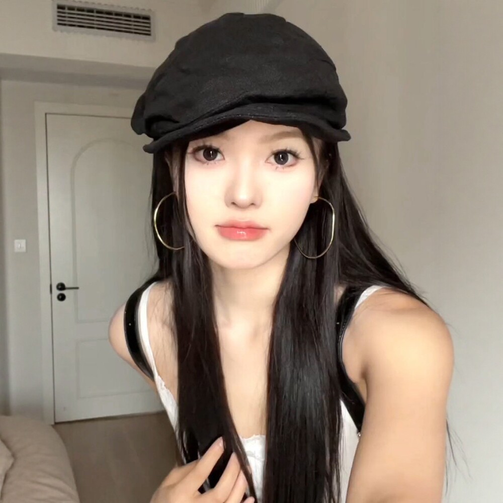 日系秋冬贝雷帽百搭显脸小褶皱帽帽子