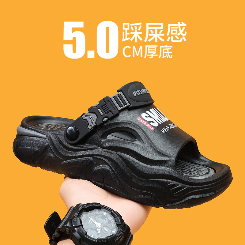 男款凉鞋夏季2026户外爆款时尚潮流外穿两用凉拖鞋软底运动沙滩鞋