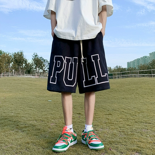 Летние шорты, трендовые брендовые штаны для отдыха, в американском стиле