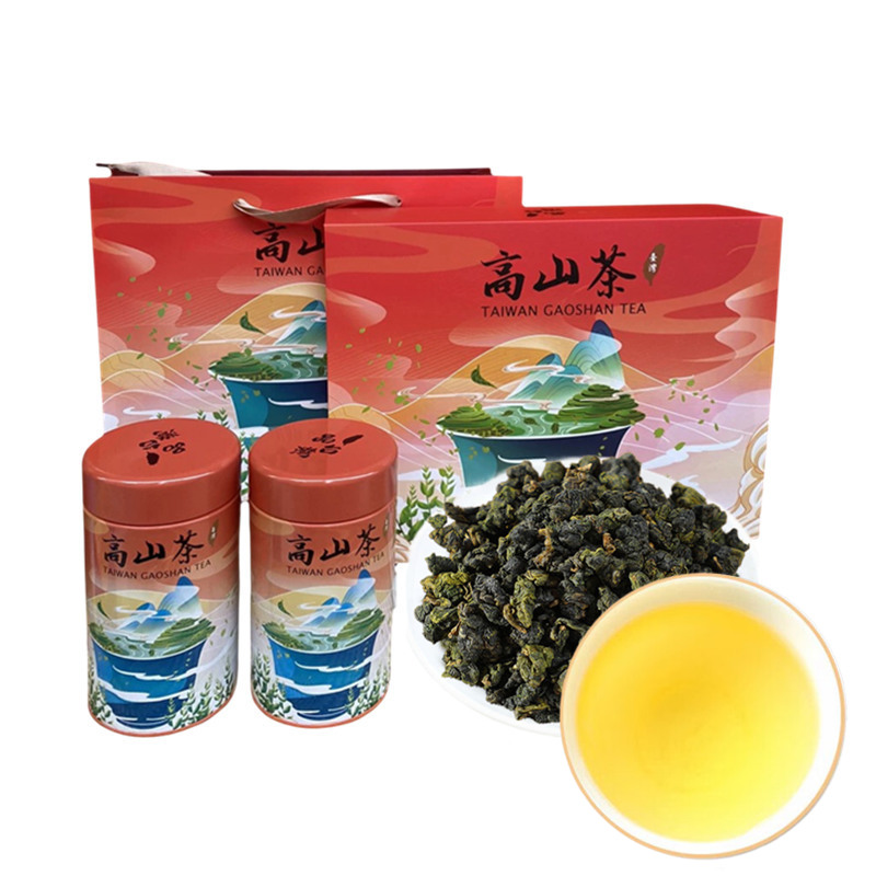 台湾茶叶礼盒装台湾原产高山乌龙阿里山茶清香型新过节送礼360克