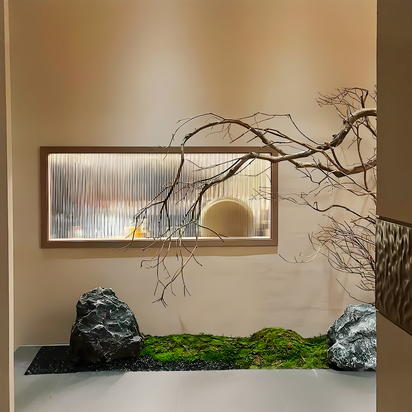 枯树枝悬浮树枝装饰干枝室内树干