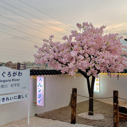 室内外造景仿真樱花树打卡许愿树