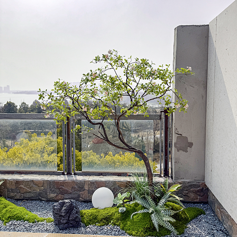 仿真海岛春花景观树马醉木橱窗植物绿植造景大型会所饭店景观装饰