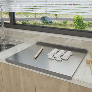 厨房304不锈钢案板面板家用和面板菜板抗菌防霉擀面板切水果砧板