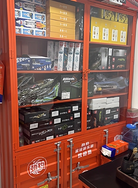 复古工业风店铺手办柜样品储物集装箱酒柜产品陈列靠墙货架展示架