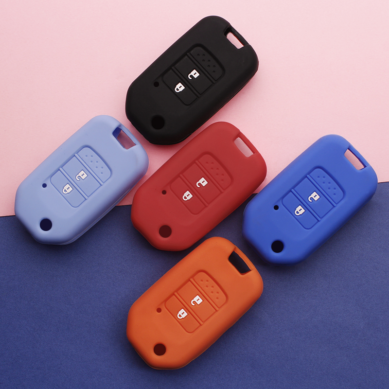 xrv缤智crv皓影折叠两键车钥匙套