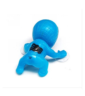 车载蜘蛛侠卡通公仔 Q版吸盘蜘蛛侠公仔 装饰 创意摆件 汽车饰品