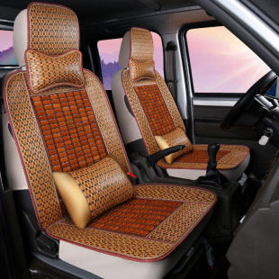 金杯750新小海狮X30L夏季 竹片汽车坐垫单双排面包车座套麻将竹片