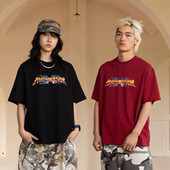 AVENUESON大道之子2025街霸风格 主题字体纯棉短袖 T恤