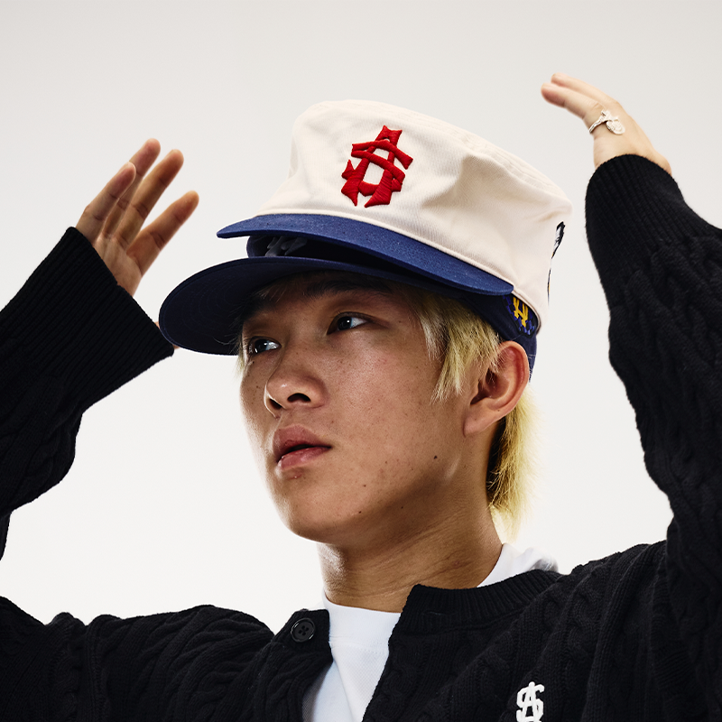 AVENUESON大道之子2025四色刺绣LOGO平顶药盒帽