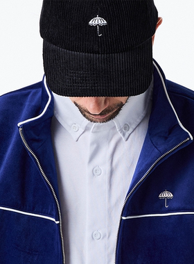 【法国】HELAS 25FA CLASSIC CORDUROY CAP黑色经典灯芯绒棒球帽