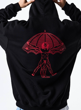 【法国】HELAS 25FA VITRUVE HOODIE维特鲁夫双色主题戴帽卫衣