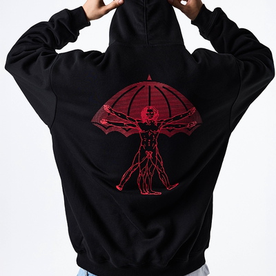 【法国】HELAS 25FA VITRUVE HOODIE维特鲁夫双色主题戴帽卫衣
