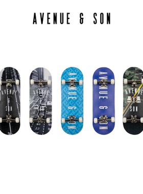 AVENUE&SON 2025 大道之子专业枫木合金轴承手指滑板附工具