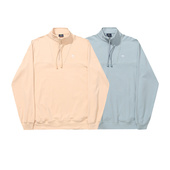 法国 Helas SUPER SOFT半拉链立领薄款 纯色套头夹克卫衣