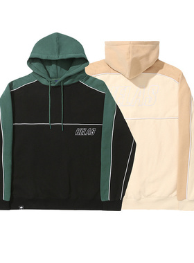 [法国]Helas  ULTIMO HOODIE宽松连帽绣花字母套头帽衫