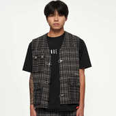 AVENUE&SON大道之子2024春夏复古绅士西装 马甲男休闲修身 马夹背心