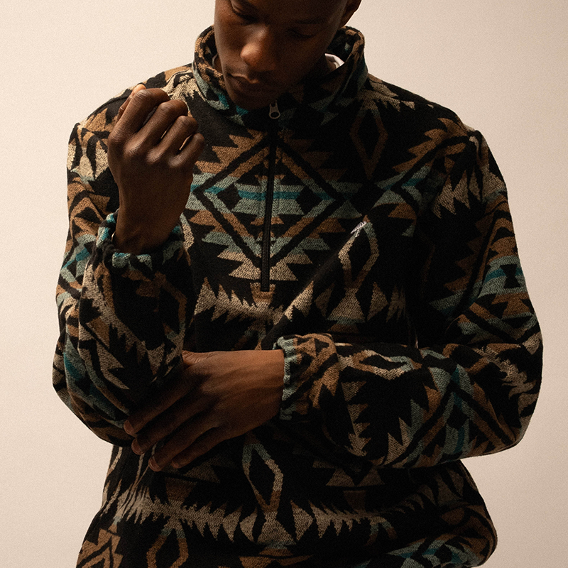 【法国】HELAS 25WIN TRADI QUARTER ZIP民族风1/4拉链外套