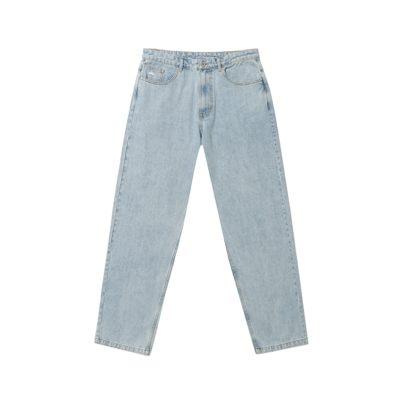【法国】HELAS 25WIN DIEU GREC JEANS PANTS浅蓝色刺绣牛仔裤