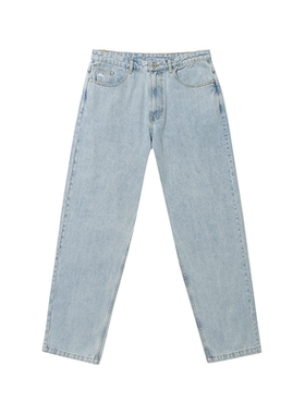 【法国】HELAS 25WIN DIEU GREC JEANS PANTS浅蓝色刺绣牛仔裤