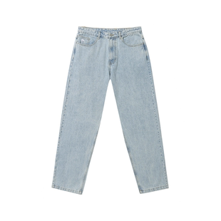 25WIN HELAS DIEU GREC PANTS浅蓝色刺绣牛仔裤 JEANS 法国