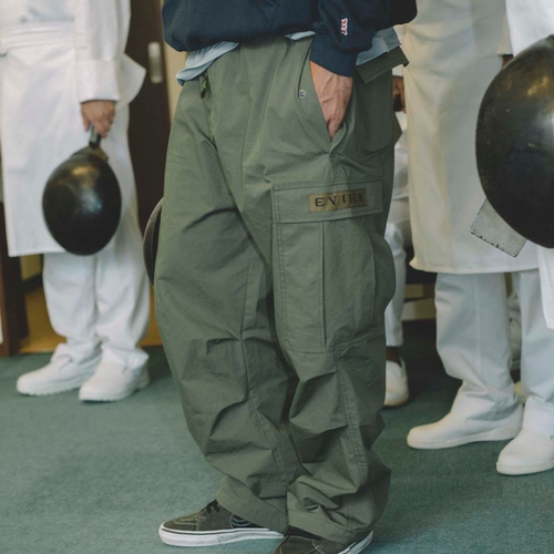 EVISEN 25SS DAN.D CARGO PANTS双色可束脚休闲长裤