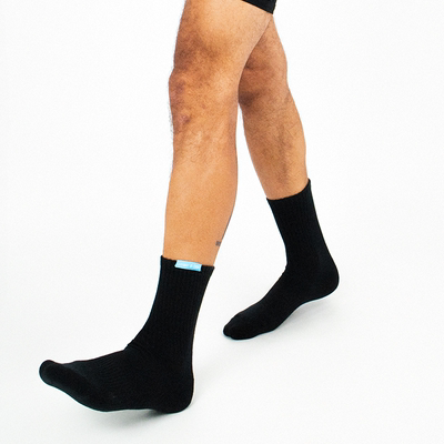 AVENUE&SON 大道之子 新款纯棉透气亲肤双色无骨运动长袜