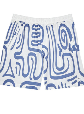 [法国]Helas ABSTRACT PIQUE SHORT 抽象皮球休闲运动短裤