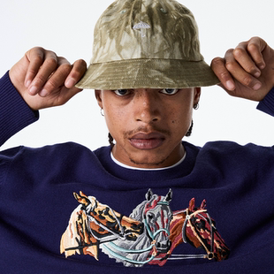 【法国】HELAS 25FA TIE CAMO BUCKET TIE DIE迷彩系带渔夫帽