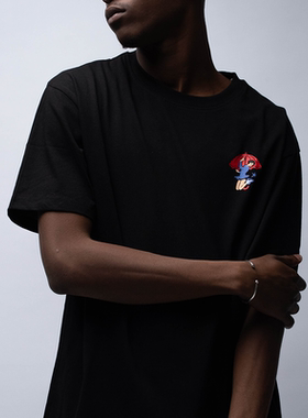 【法国】HELAS 25WIN SKATING TEE双色溜冰主题LOGO短袖T恤