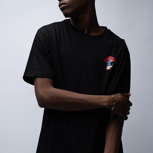 【法国】HELAS 25WIN SKATING TEE双色溜冰主题LOGO短袖T恤