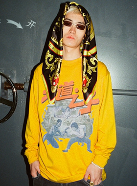 AVENUESON大道之子2025功夫主题邵氏电影印花全棉长袖