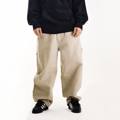 AVENUESON大道之子2025双色重磅直筒阔腿滑板街舞牛仔裤法工裤