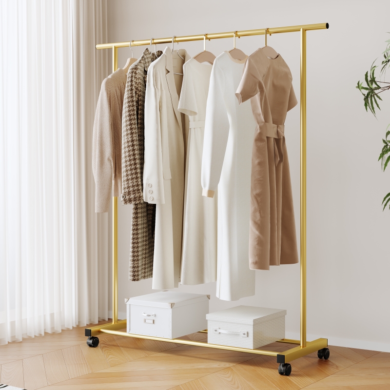 侘寂风衣架落地现代简约立式网红