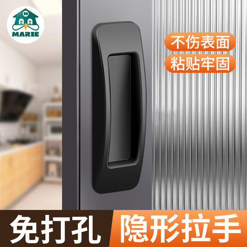 免打孔门把手手柄移门免钉窗户