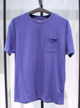 SELECTED思莱德青春流行夏季圆领时尚休闲蓝色宽松短袖半袖T恤