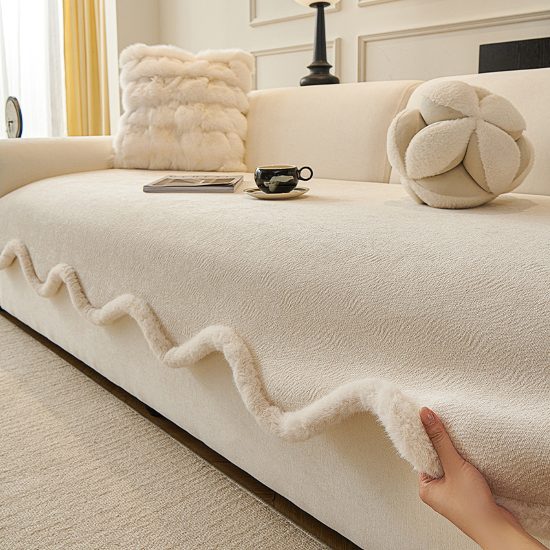 异形沙发垫四季通用2025新款坐垫固定防滑高级感垫子皮沙发盖布巾