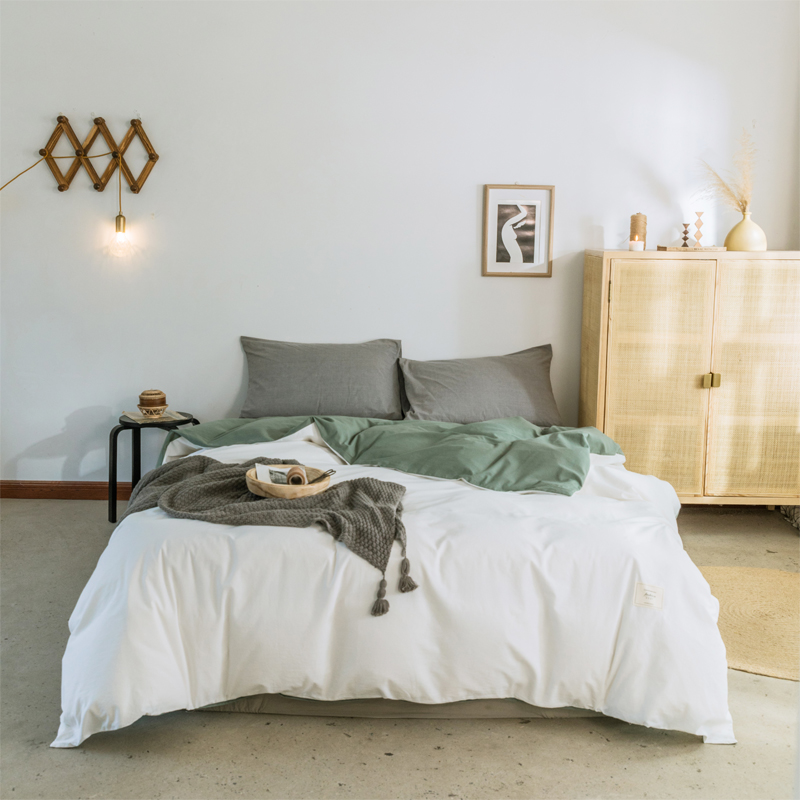 MGF/萌工坊纯棉被套纯色双拼全棉被单被罩1.8双人被罩单人被套|ruв категории постельные принадлежности, одеяло - от Buy2taobao.com для оказания профессиональной услуги покупки агента Taobao