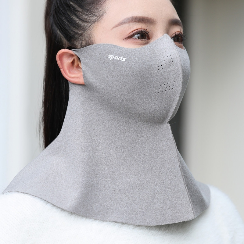 新款3d立体口罩女冬季护脖颈无痕保暖加绒加厚骑行加大面罩男