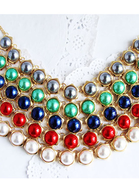 饰品大珍珠婚礼宴会项链