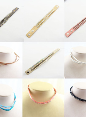 欧美饰品韩版短款满钻项链