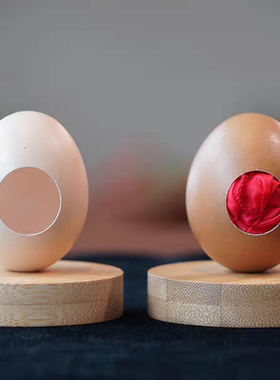 魔术道具丝巾变鸡蛋真的蛋壳做工逼真简单近景舞台剧场