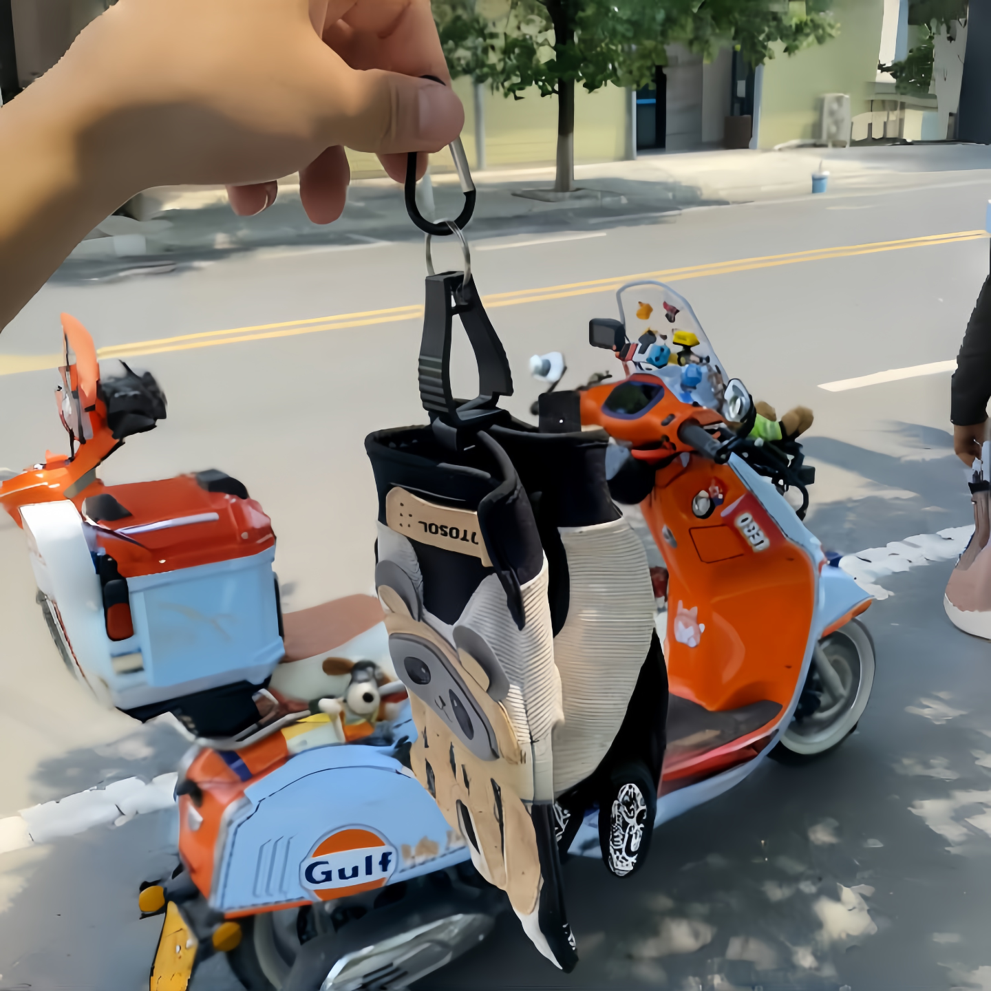 露营电动车挂扣塑料固定手套夹子