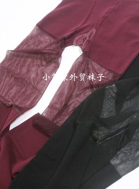 拼接丝袜假大腿连裤袜