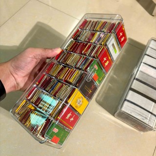 装烟卡的盒子烟卡收纳盒空盒大容量翻盖款收集册收藏和天下卡片盒