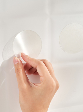 KM吸盘辅助贴片墙面辅助贴吸膜贴瓷砖吸盘帖吸盘贴片4只装