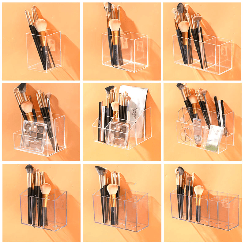 浴室置物架壁挂收纳盒透明